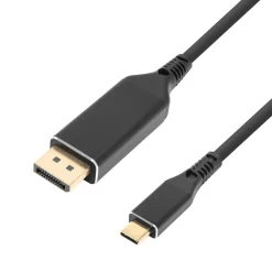 Luxorparts Kabler For Lyd|Kabler For Nettverk|USB-C-kabel til Displayport 2 m