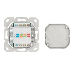 Luxorparts Kabler For Nettverk|Tilbehør Og Installasjon|Utenpåliggende FTP-nettverksuttak Cat. 6 2-ports