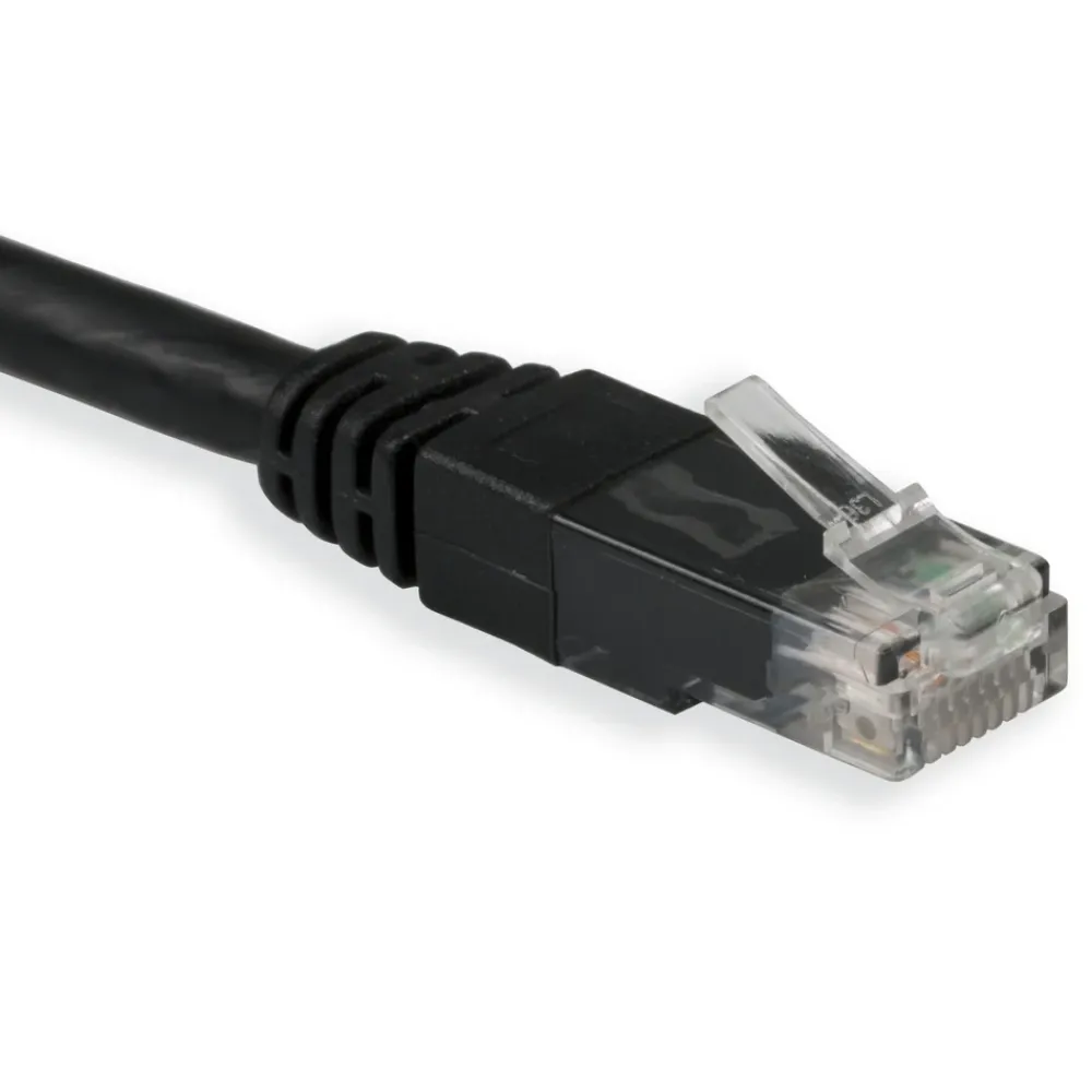 Luxorparts Nettverkskabler|Mobilt Bredbånd Og Rutere|UTP-nettverkskabel Cat. 6 Svart 0,5 m