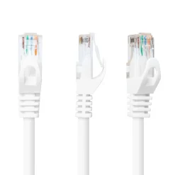 Luxorparts Nettverkskabler|Mobilt Bredbånd Og Rutere|UTP-nettverkskabel Cat. 6 Hvit 1,0 m