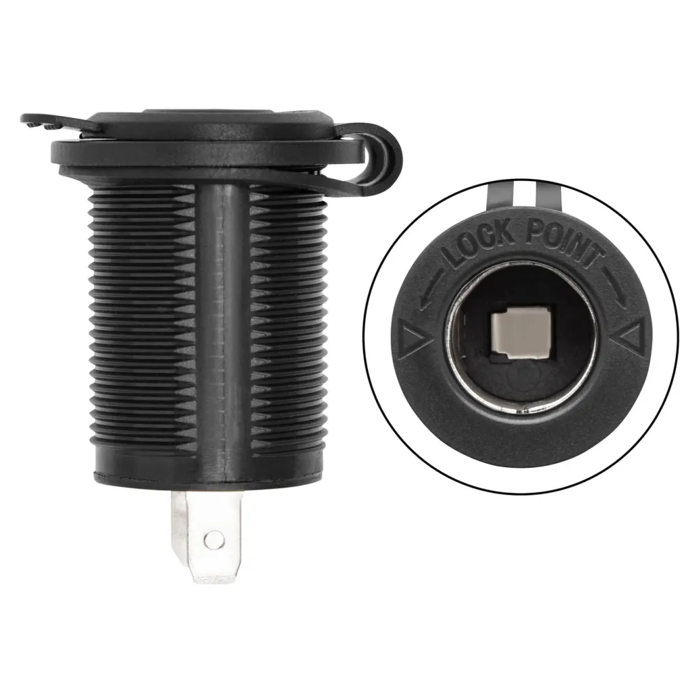 Luxorparts Biltilbehør|12 V-uttak for panelmontering