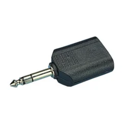 Kjell Lyd- & Videokabler|Kabler For Lyd|Lydadapter 2 x 6,3 mm til 6,3 mm, stereo