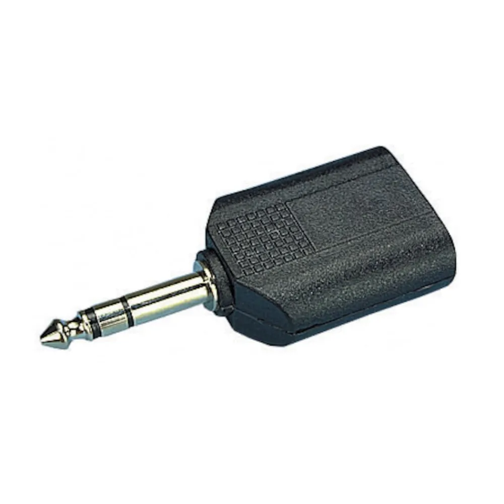 Kjell Lyd- & Videokabler|Kabler For Lyd|Lydadapter 2 x 6,3 mm til 6,3 mm, stereo