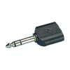 Kjell Lyd- & Videokabler|Kabler For Lyd|Lydadapter 2 x 3,5 mm til 6,3 mm, stereo