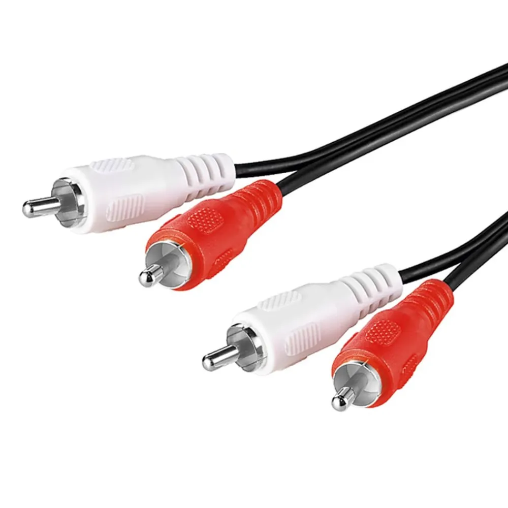 Kjell Lyd- & Videokabler|Lydkabel med 2x RCA 1,5 m