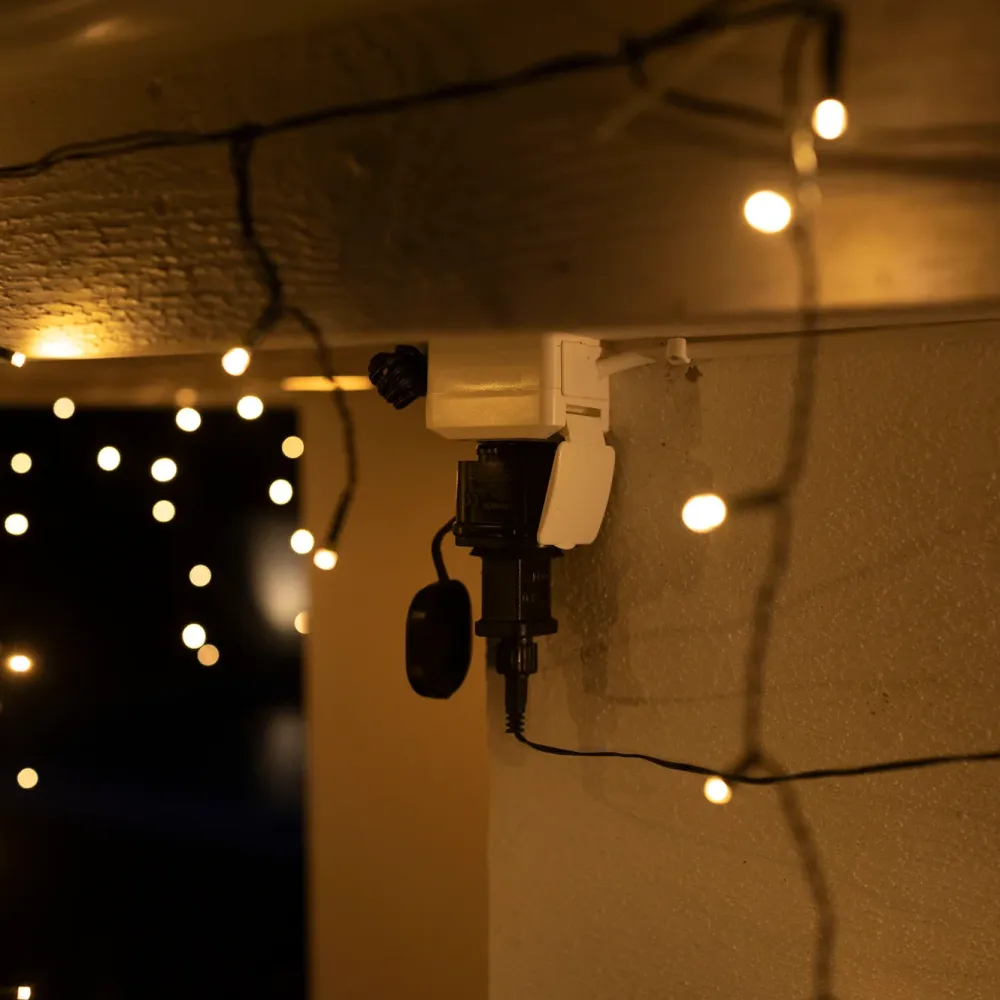 Kjell Lyslenker|Julelys|Lyslenke Istapp 360 LED 10,65 m (klar)
