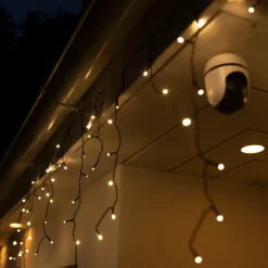 Kjell Lyslenker|Julelys|Lyslenke Istapp 360 LED 10,65 m (svart)