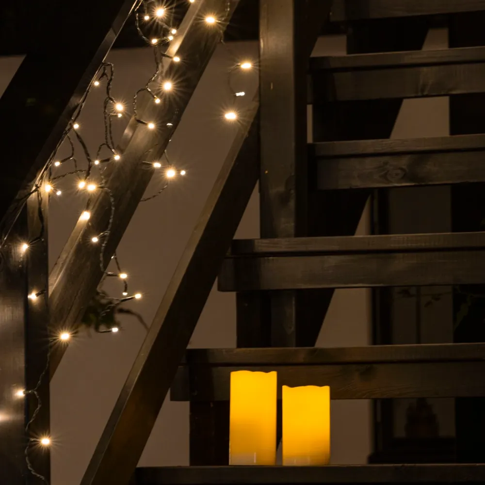 Kjell Lyslenker|Julelys|Lyslenke Istapp 360 LED 10,65 m (svart)