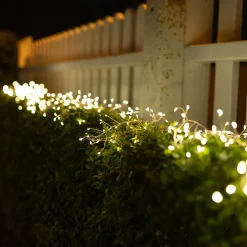 Kjell Lyslenker|Julelys|Lyslenke Klynge 460 LED 5 m (sølv)