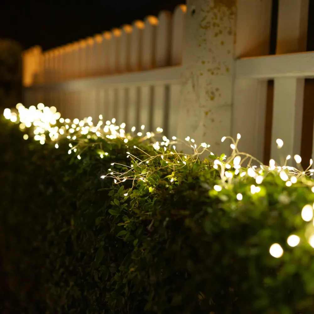 Kjell Lyslenker|Julelys|Lyslenke Klynge 460 LED 5 m (sølv)