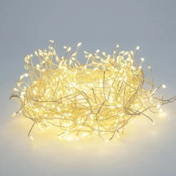 Kjell Lyslenker|Julelys|Lyslenke Klynge 460 LED 5 m (sølv)