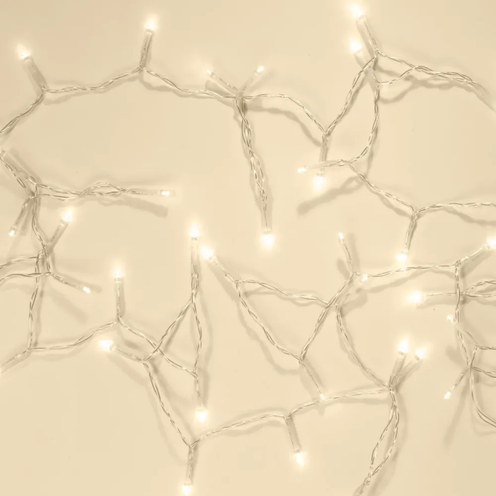 Kjell Lyslenker|Julelys|Lyslenke 48 LED 3,5 m, batteridrevet (klar)