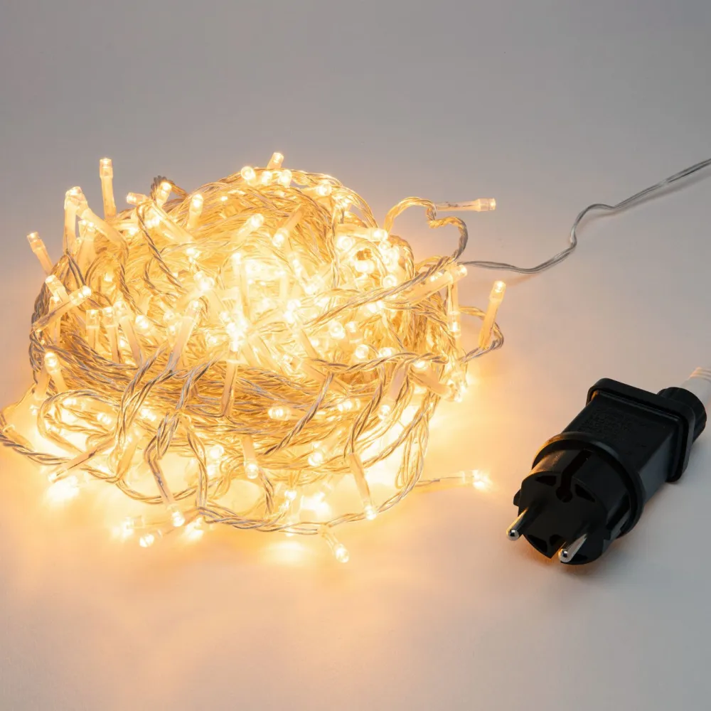 Kjell Lyslenker|Taklamper|Lyslenke 240 LED 18 m (klar)