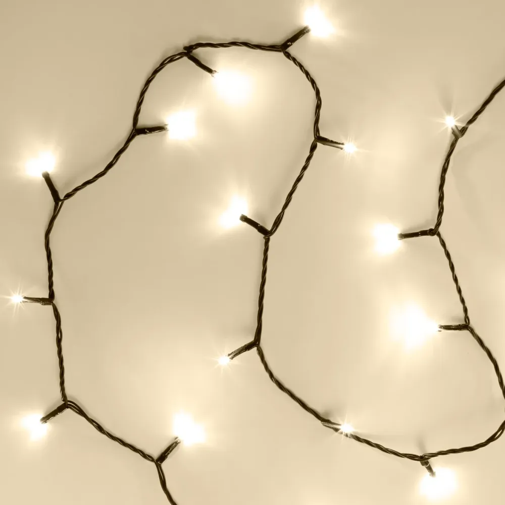 Kjell Lyslenker|Julelys|Lyslenke 240 LED 18 m (svart)