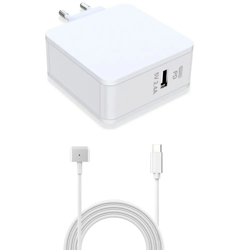 Kjell Tilbehør Til Bærbar Pc|Mac-Tilbehør|Magsafe 2-Lader med USB-C 90 W