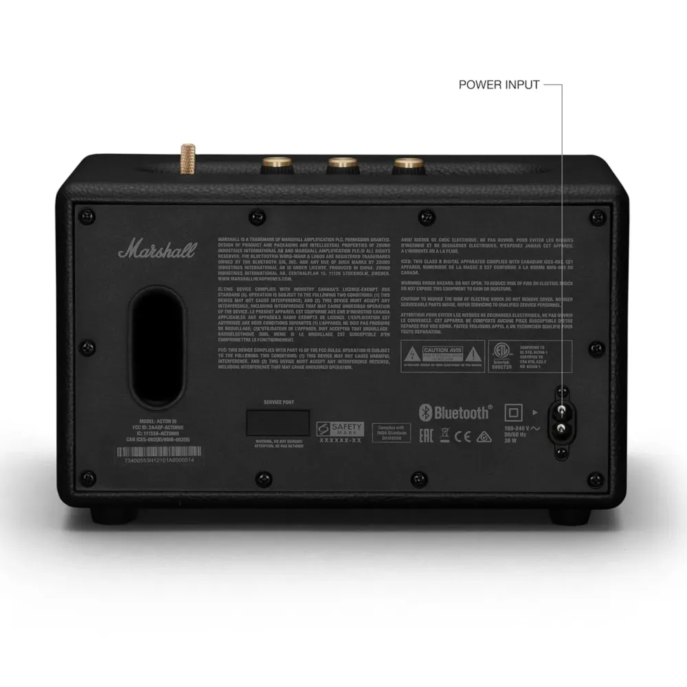 Marshall Høyttaler|Acton III Bluetooth-høyttaler