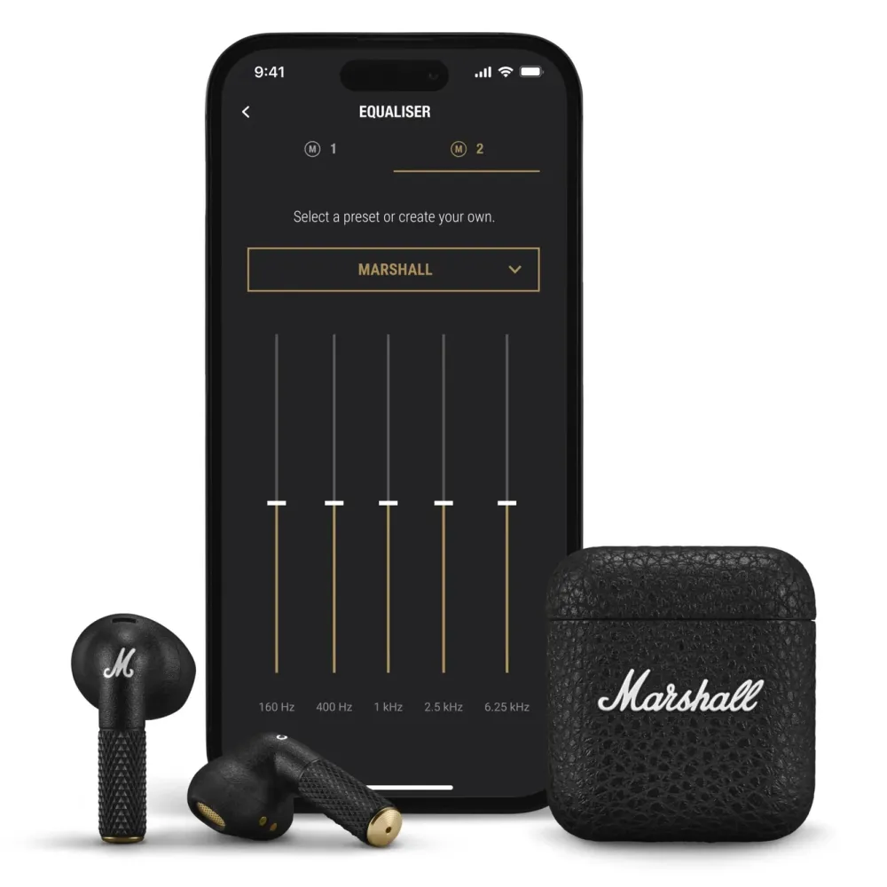 Marshall Iphone-Tilbehør|Hodetelefoner Og Hodesett|Minor IV trådløse in-ear-hodetelefoner