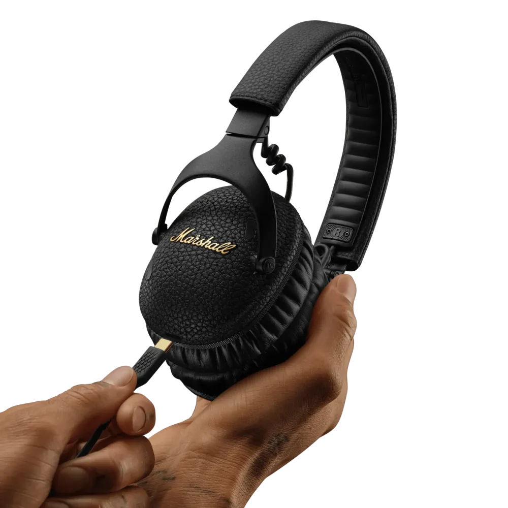 Marshall Hodetelefoner Og Hodesett|Monitor III A.N.C. Trådløse over-ear-hodetelefoner - Svart