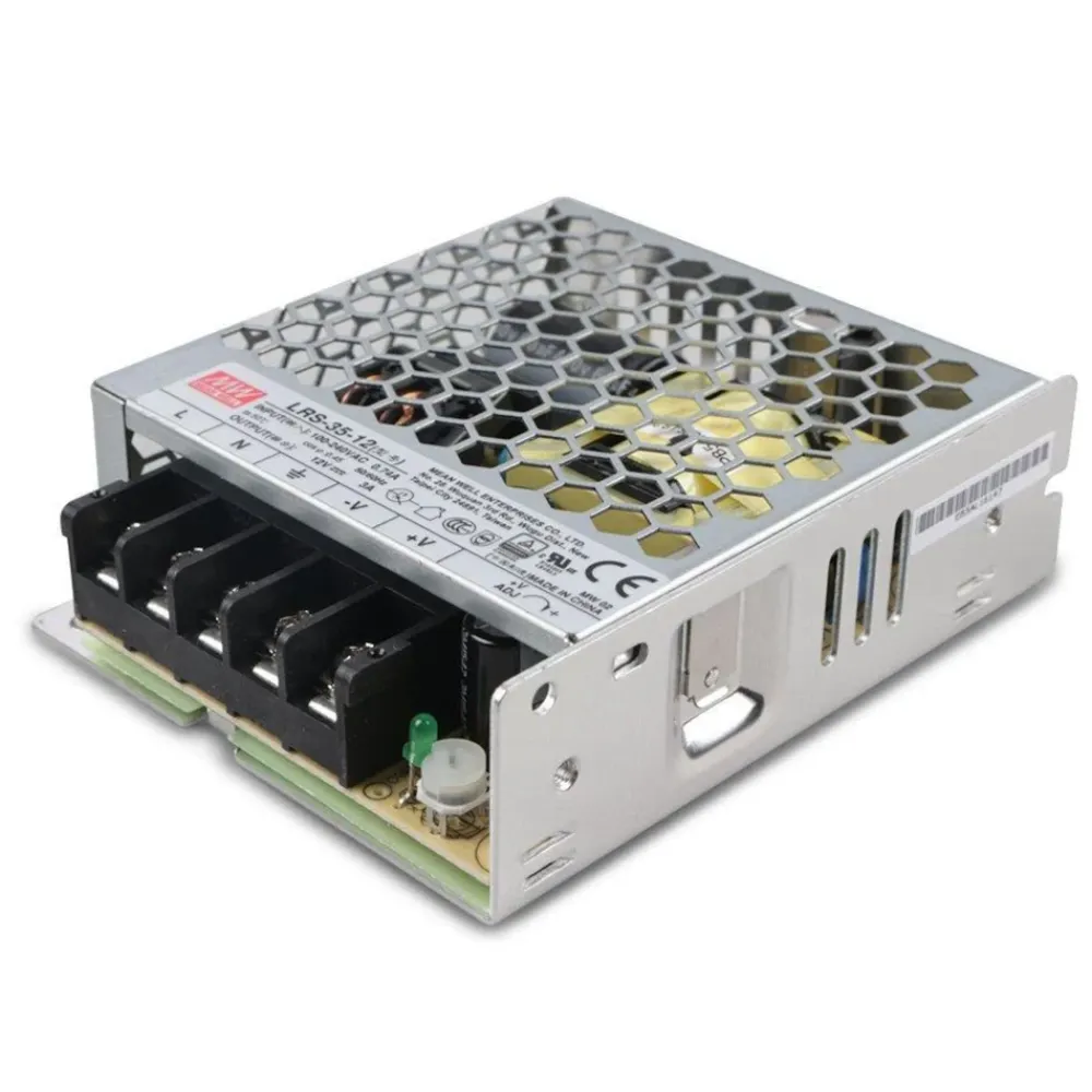 Mean Well Strømadaptrer|Svitsjet strømforsyning 12 V (DC) 72 W