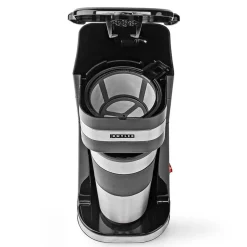 Melissa Kjøkken Og Spisestue|Single-Serve Coffee Maker med reisekopp 0,4 l