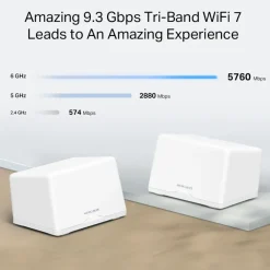 Mercusys Mesh|Halo H47BE Mesh Wifi 7-system 2-pk.