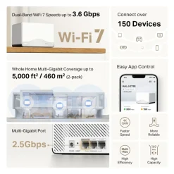 Mercusys Mesh|Halo H27BE Wifi 7 mesh-system