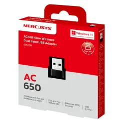 Mercusys Nettverkskort (Trådløse)|MA20N USB nettverksadapter