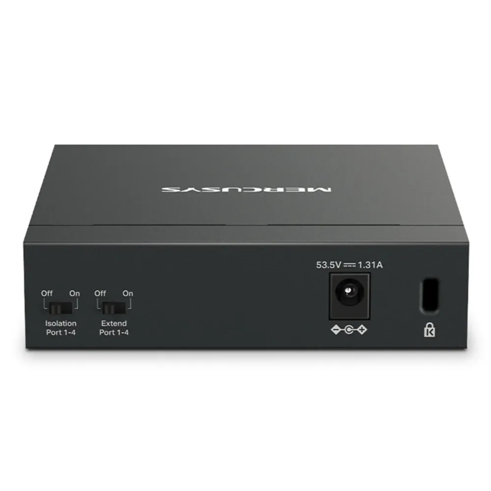 Mercusys Kablet Nettverk|MS105GP 5-porters gigabitswitch med POE+