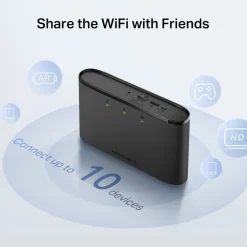 Mercusys Mobilt Bredbånd Og Rutere|Nettverkskabler|MT110 4G LTE-ruter
