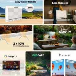 Kjell Tv Og Tilbehør|METZ 12V Google TV 32