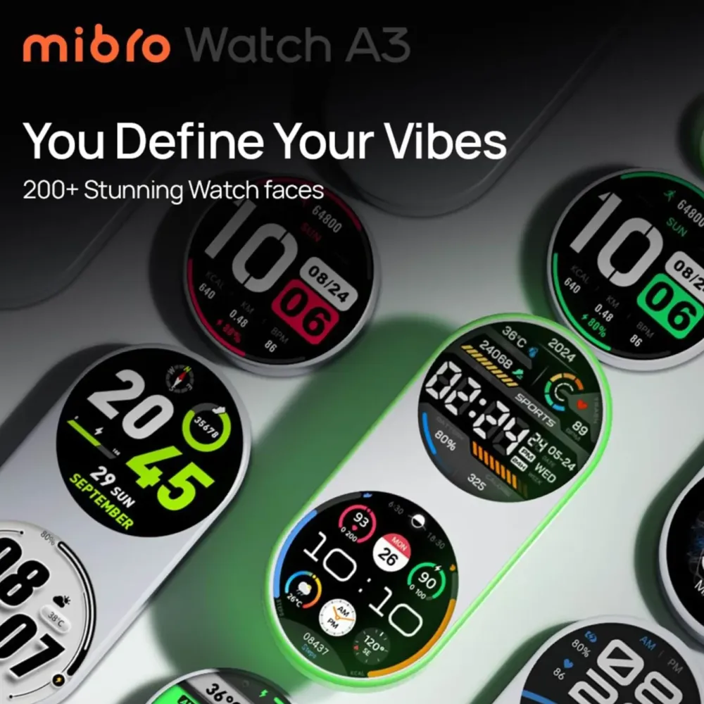Mibro Smartklokker Og Ringer|Watch A3 Smartklokke