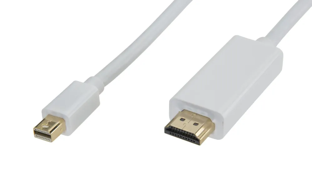 Kjell Mac-Tilbehør|Hdmi|Mini DisplayPort til HDMI-kabel 1 m
