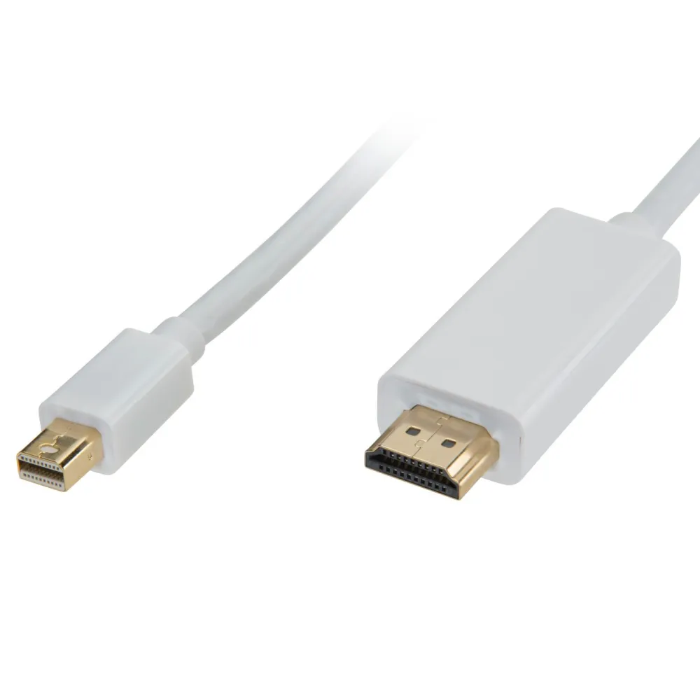 Kjell Mac-Tilbehør|Hdmi|Mini DisplayPort til HDMI-kabel 1 m