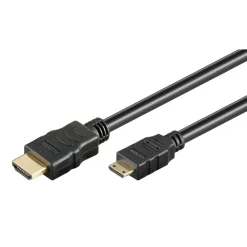 Kjell Hdmi|Kabler Og Adaptere|Mini-HDMI-kabel High Speed 2,5 m