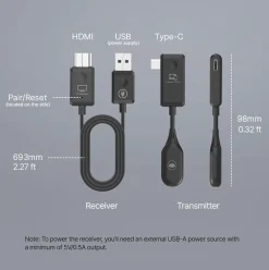 MiniX Hdmi|Kabler Og Adaptere|Neo C1 USB-C til HDMI trådløs displaydongel