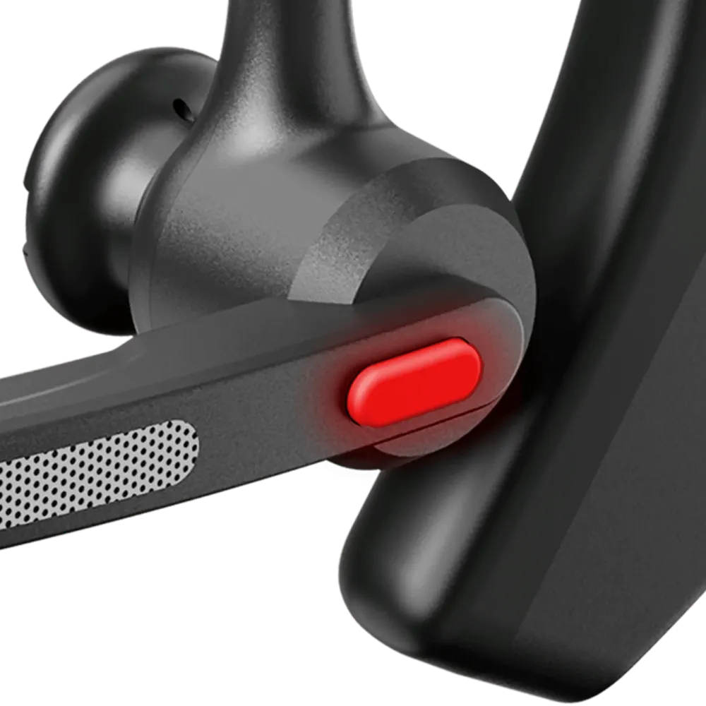 MIXX Dataheadset|Dataheadset|Mono Headset B10 trådløst med ENC-mikrofon Svart