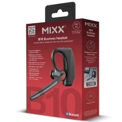 MIXX Dataheadset|Dataheadset|Mono Headset B10 trådløst med ENC-mikrofon Svart