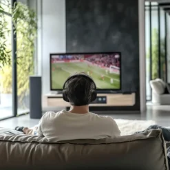 MIXX Hodetelefoner Og Hodesett|StreamQ Surround TV Trådløse hodetelefoner