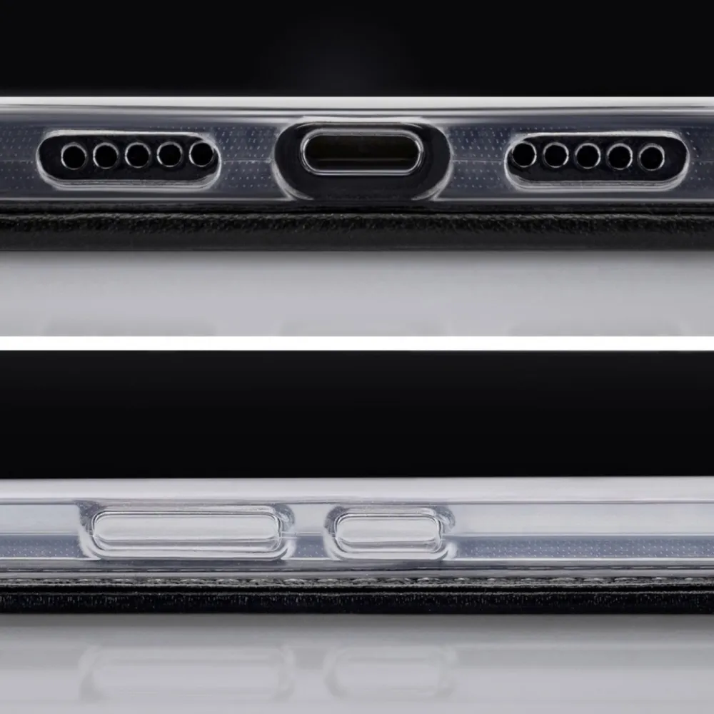 Mobilize Iphone-Tilbehør|Classic Gelly Wallet Book Case – Mobildeksel for iPhone 13 Pro Max Svart