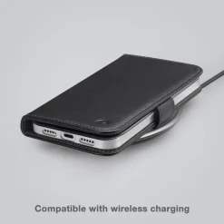 Mobilize Iphone-Tilbehør|Classic Gelly Wallet Book Case – Mobildeksel for iPhone 15 Plus Svart