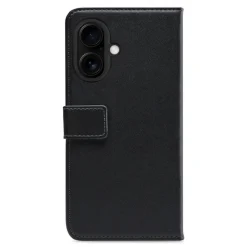 Mobilize Iphone-Tilbehør|Classic Gelly Wallet Book Case – Mobildeksel for iPhone 16 Plus Svart