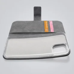 Mobilize Iphone-Tilbehør|Classic Gelly Wallet Book Case – Mobildeksel for iPhone 16 Plus Svart