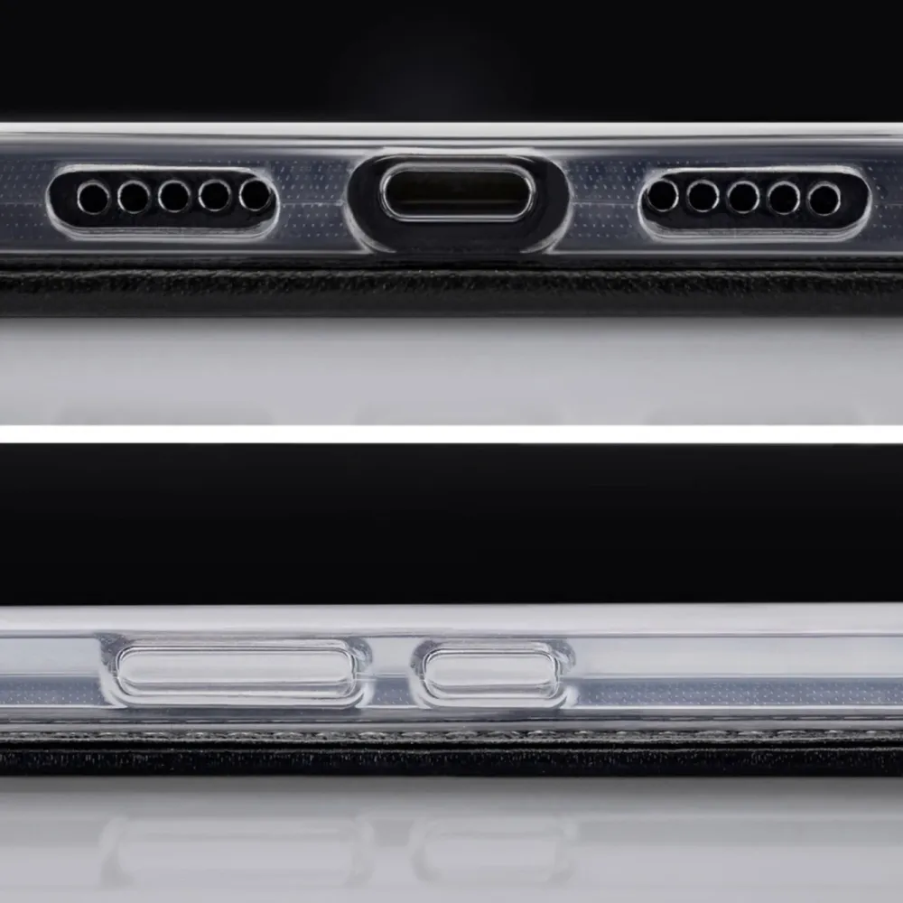 Mobilize Iphone-Tilbehør|Classic Gelly Wallet Book Case – Mobildeksel for iPhone 16 Pro Max Svart
