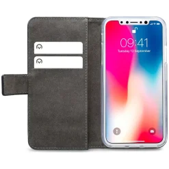 Mobilize Iphone-Tilbehør|Classic Gelly Wallet Book Case – Mobildeksel for iPhone X/Xs Svart