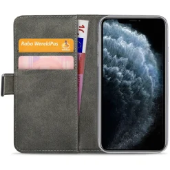 Mobilize Iphone-Tilbehør|Classic Gelly Wallet Book Case – Mobildeksel for iPhone 11 Pro Svart
