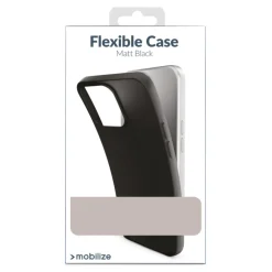 Mobilize Iphone-Tilbehør|Rubber Gelly Case – Mobildeksel for iPhone 15 Pro Max Svart