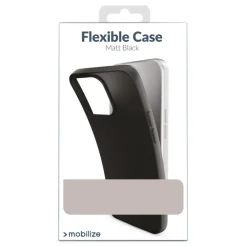 Mobilize Iphone-Tilbehør|Rubber Gelly Case – Mobildeksel for iPhone 15 Pro Svart