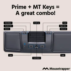 MouseTrapper Datatilbehør|Ergonomi|Prime Trådløs ergonomisk mus