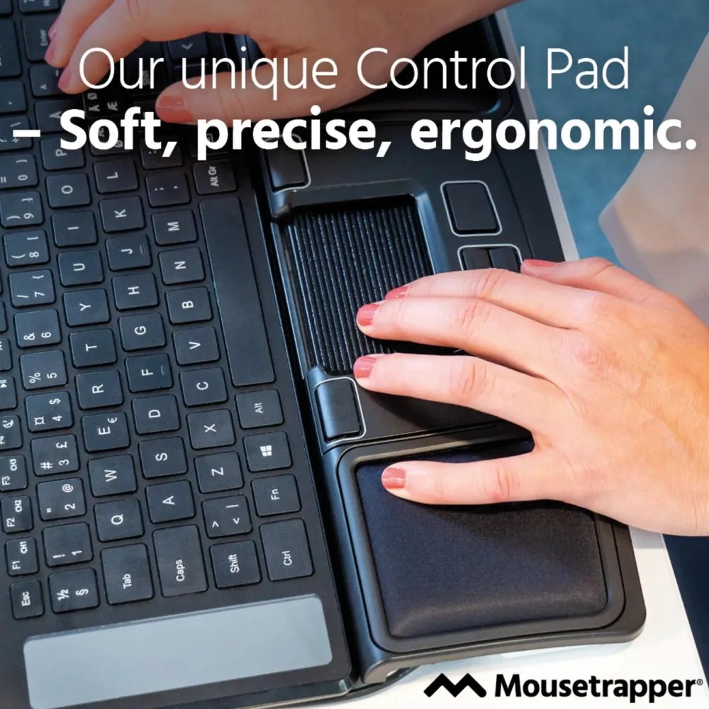 MouseTrapper Datatilbehør|Ergonomi|TB215 Underarmsstøtte for tastatur