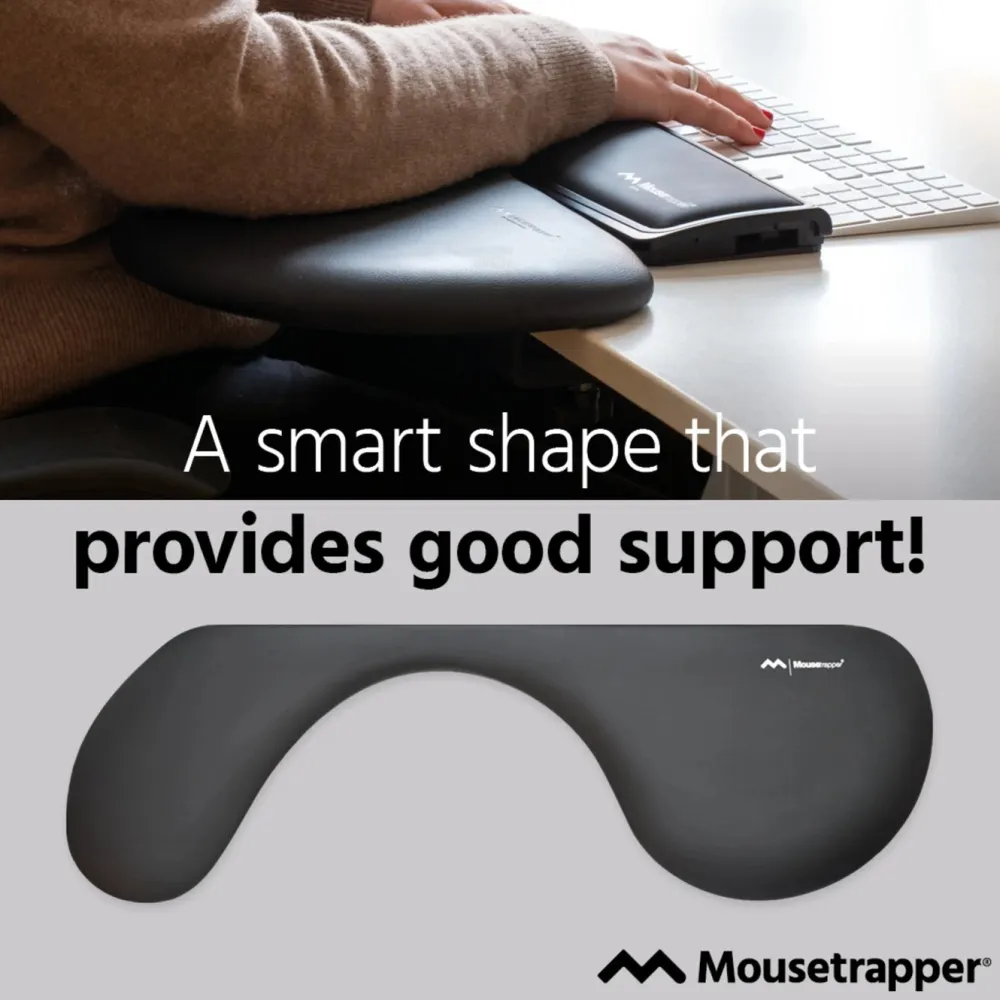 MouseTrapper Datatilbehør|Ergonomi|TB215 Underarmsstøtte for tastatur